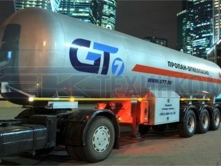 GT7 ППЦТ-36 - полуприцеп-цистерна для сжиженного углеводородного газа (СУГ)(30,3 кубов, 3 оси)