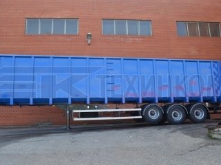 Кузов для контейнеровоза (для перевозки металлического лома) модели Тонар-974614-0000013 объемом 65 кубов фото 3